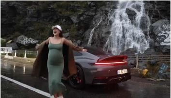 A plecat tocmai pe Transfăgărășan pentru un desert delicios. Pe final de sarcină, Emily Burghelea nu renunță la aventură