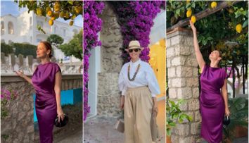 Andreea Marin, exemplu de eleganță desăvârșită pe străzile din Capri: „Splendida! Grande classe, sempre!”