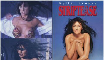 Kylie Jenner și-a eclipsat toate surorile de Halloween: s-a transformat în Demi Moore din filmul Striptease. Cum a pozat