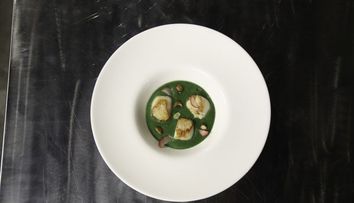 Reteta Andrei Isac: Ravioli cu parmezan si pancetta crocanta
