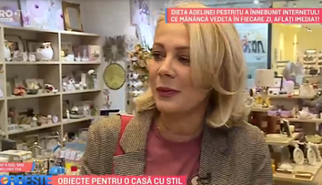 VIDEO Obiecte pentru o casă cu stil. Ce își dorește Dana Săvuică?