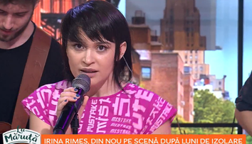 Irina Rimes, din nou pe scenă după luni de izolare. Artista va participa în week-end la THE CONCERT drive-in