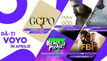 Decernarea Premiilor Gopo și festivalul Beach, please! se văd, LIVE, pe VOYO!