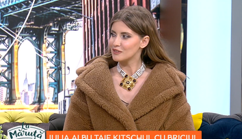 VIDEO Iulia Albu taie kitschul cu briciul
