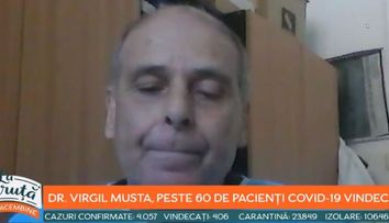 Virgil Musta, medicul care a vindecat peste 60 de pacienți infectați cu Covid-19: 