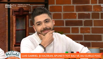 Luis Gabriel, răspunsuri curajoase la 