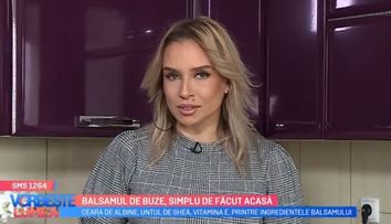 VIDEO Adina Halas te învață cum să-ți faci un balsam de buze în casă