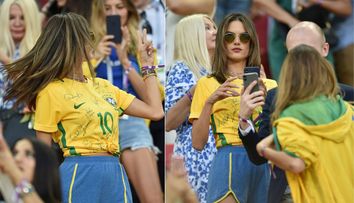 Cine e fotomodelul care a întors toate privirile la meciul Brazilia-Serbia. Ce rost mai are să te uiți la fotbal?