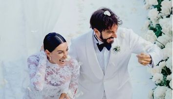 Fosta lui Gianluca Vacchi s-a măritat! Imagini spectaculoase de la nunta la care a cântat Andrea Bocelli