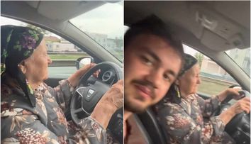 Bunicuța șoferiță, noua senzație de pe TikTok: “Cu siguranță a uitat oala cu sarmale pe aragaz!”