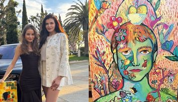 Irina Columbeanu, o mare artistă în devenire. Suma exorbitantă cu care a vândut un tablou pictat de ea când avea doar opt ani. Și-a transformat pasiunea în sursă de venit: „Fiecare pânză pe care o atingi spune o poveste”