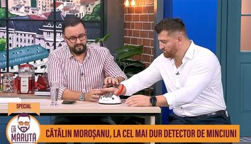 Cătălin Moroșanu la detectorul de minciuni: 