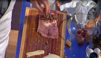 Reteta MasterChef: Rulada de porc cu ficatei si cascaval