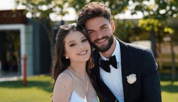 Cleopatra Stratan și Edward Sanda au devenit nași pentru prima oară. Cum arată ținutele lor simple, dar elegante