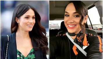 FOTO Asemănarea izbitoare dintre Meghan Markle și o stewardesă. Zici că sunt surori gemene