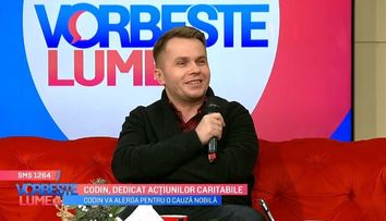 VIDEO Codin Maticiuc, dedicat acțiunilor caritabile