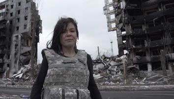 Imagini cutremurătoare filmate de cântăreața Ruslana în orașul Borodyanka, aflat în apropiere de Bucha