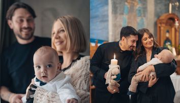 Ana Baniciu și Edy Kovacs și-au botezat fiul! Nașa micuțului Aris a fost Raluka, buna prietenă a artistei. Cine este nașul băiețelului