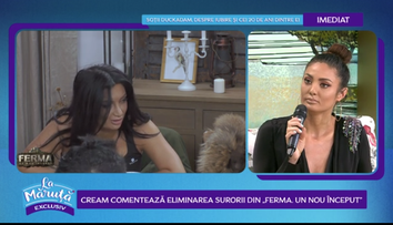 Claudia Pavel comentează eliminarea surorii sale din Ferma. Cu ce explicații a venit