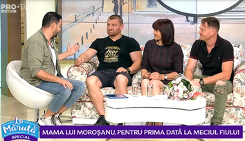 Campionul Cătălin Moroșanu, la povești alături de familie