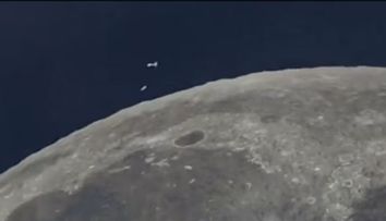 Viral pe TikTok! Două OZN-uri au fost filmate survolând partea întunecată a Lunii. Comentariile utilizatorilor sunt geniale