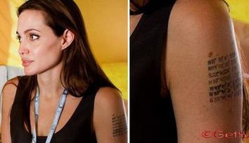 Angelina Jolie si-a facut un nou tatuaj! Mai adopta inca un copil?