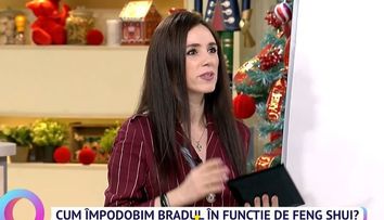 Cristina Groza ne învață cum să împodobim bradul în funcție de Feng Shui