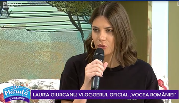 VIDEO Laura Giurcanu, vloggerul oficial al show-ului muzical Vocea României, ne-a povestit despre experiența sa din culise