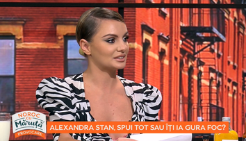 Alexandra Stan, spui tot sau îți ia gura foc? Cum s-a descurcat vedeta la provocarea lui Cătălin Măruță