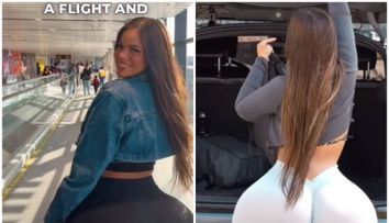 Influencerița cu cel mai mare posterior condamnă companiile aeriene pentru scaunele prea mici din avion: “Nu e vina mea că sunt așa de mare!”