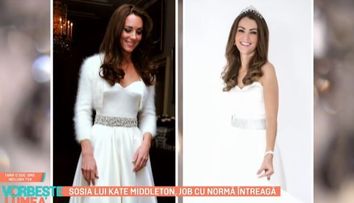 Faceți cunoștință cu sosia lui Kate Middleton!