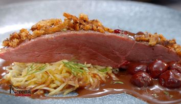 ARENA BUCATARILOR: Foie-gras rocher cu confit din pepene galben