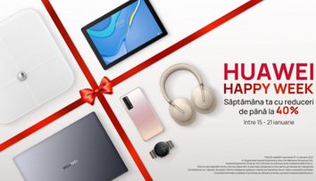 Happy Week la Huawei. Ce device-uri de ultimă generație poți cumpăra cu o reducere de până la 40%
