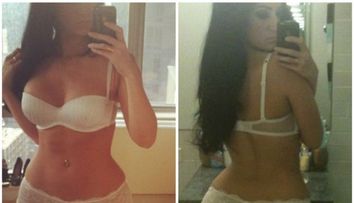 Talie de 66 de cm, posterior de 1.2 metri. Vezi silueta modelului care a socat lumea: GALERIE FOTO
