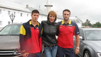 Alex Popoviciu si Dragos Boca, jucatori in lotul national de polo, la ProMotor FOTO
