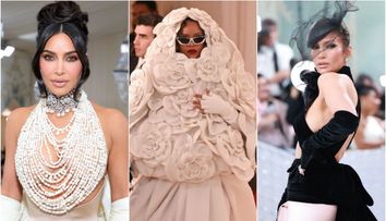 Kim Kardashian, acoperită de 50.000 de perle la Met Gala. Cum s-au îmbrăcat Rihanna și Jennifer Lopez