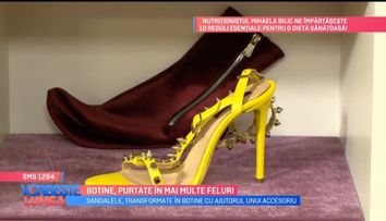 VIDEO Sandalele, transformate în botine cu ajutorul unui accesoriu