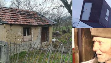 Gest impresionant pentru un batran care locuia intr-o cocioaba mica si darapanata
