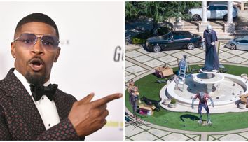 Jamie Foxx merită un premiu pentru felul în care și-a decorat curtea de Halloween! Vila lui e cea mai înfricoșătoare din cartier