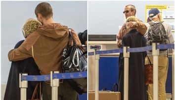 Au încercat să treacă neobservați, dar paparazzii au fost pe fază și i-au surprins în tandrețuri chiar la aeroport! Instantaneele cu celebrul cuplu au făcut înconjurul internetului