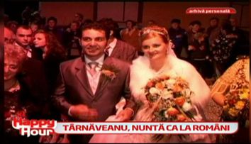 La nunta sa, Robert Tarnaveanu a respectat toate obiceiurile din zona Sibiului. Vezi imagini inedite de la nunta celor doi