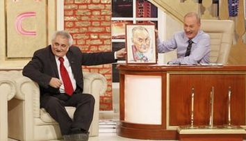 Doctorul Nicolae Bacalbasa i-a daruit lui Toni Grecu la “Serviciul Roman de Comedie” o caricatura