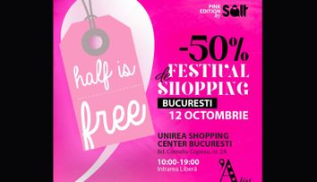 Half Is Free, cel mai așteptat eveniment de shopping al acestei toamne, vine la BUCUREȘTI, pe 12 octombrie 2024