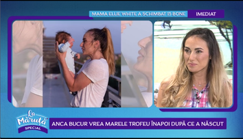 VIDEO Anca Bucur vrea marele trofeu înapoi dupa ce a născut