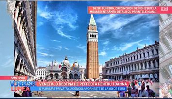 VIDEO Veneția, o destinație perfectă pentru toamnă