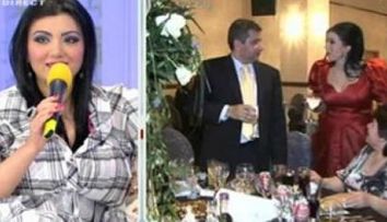 Adriana Bahmuteanu l-a botezat pe Eduard Gabriel chiar de ziua ei de nastere! Vezi ce surpriza i-a facut lui Prigoana! VIDEO