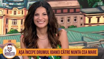 Ioana Ginghină se pregătește de nuntă: „O să fie o rochie albă, dar nu clasică de mireasă!”