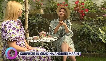 Surprize în grădina Andreei Marin: “Acest loc multicolor este și rodnic!”