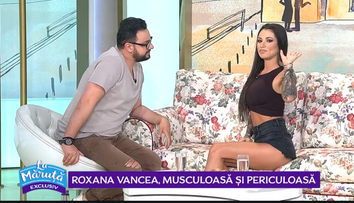 VIDEO Roxana Vancea, musculoasă și periculoasă. Aceasta a acceptat provocarea lui Cătălin Măruță