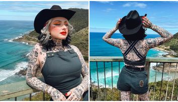 Cine e tânăra care a devenit virală după ce și-a arătat cele 250 de tatuaje care îi acoperă tot corpul: „Bărbații se holbează mereu și pun întrebări nepotrivite”